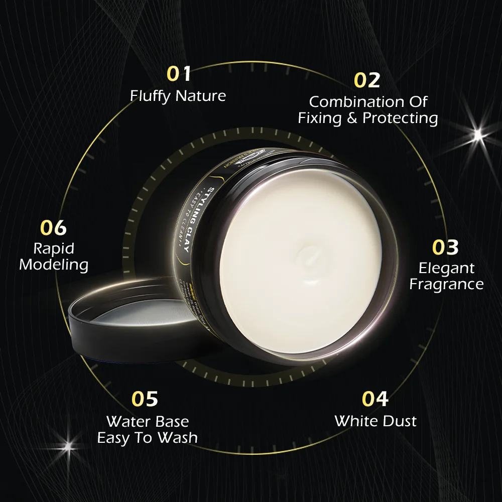 Exclusive Project Support Styling Clay Hair Styling Matte Paste Molding Shaping Customization