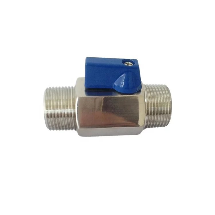 PN63 1/2in. MxM NPT Stainless Steel 304 Mini Ball Valve