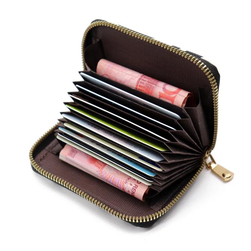 Stylish Mini Faux Leather Coin Purse and Card Wallet with Chic Leopard Zebra and Snakeskin Patterns Cartera para mujer