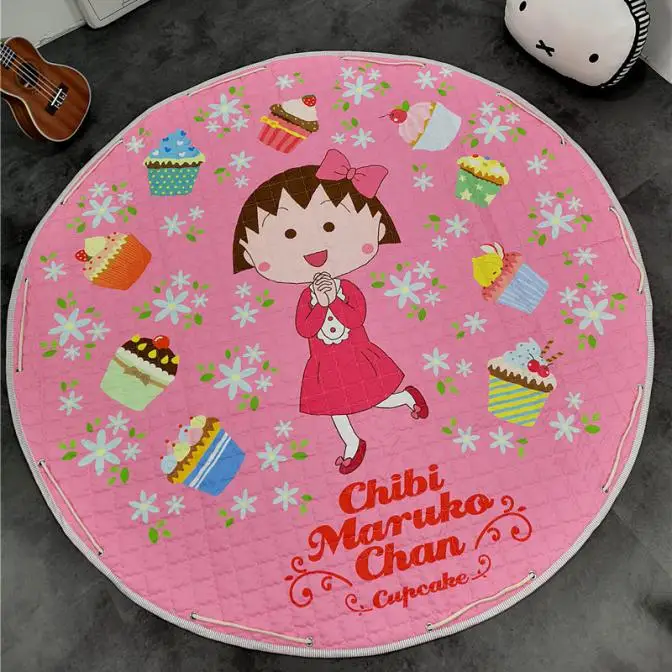 Круглый форма Non-антискользящий коврик настил для игры из пенопласта ковров абсорбент коврик для спальни ковер и ковер