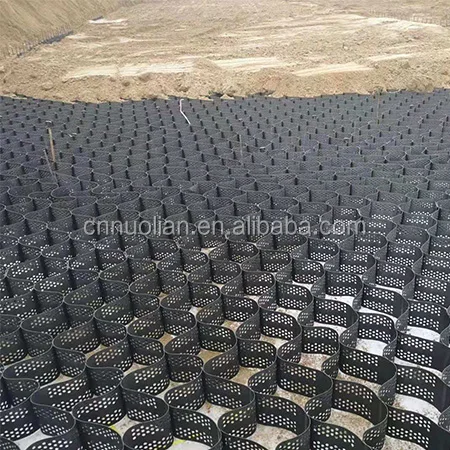 50mm-300mm height HDPE geocells cellular confinement system/ground stabilization grid/geo cell solutions