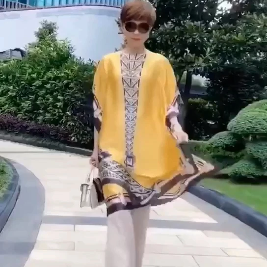 
silk Big size luxury women lady shawl multipurpose casual gown two piece satin scarf dress 