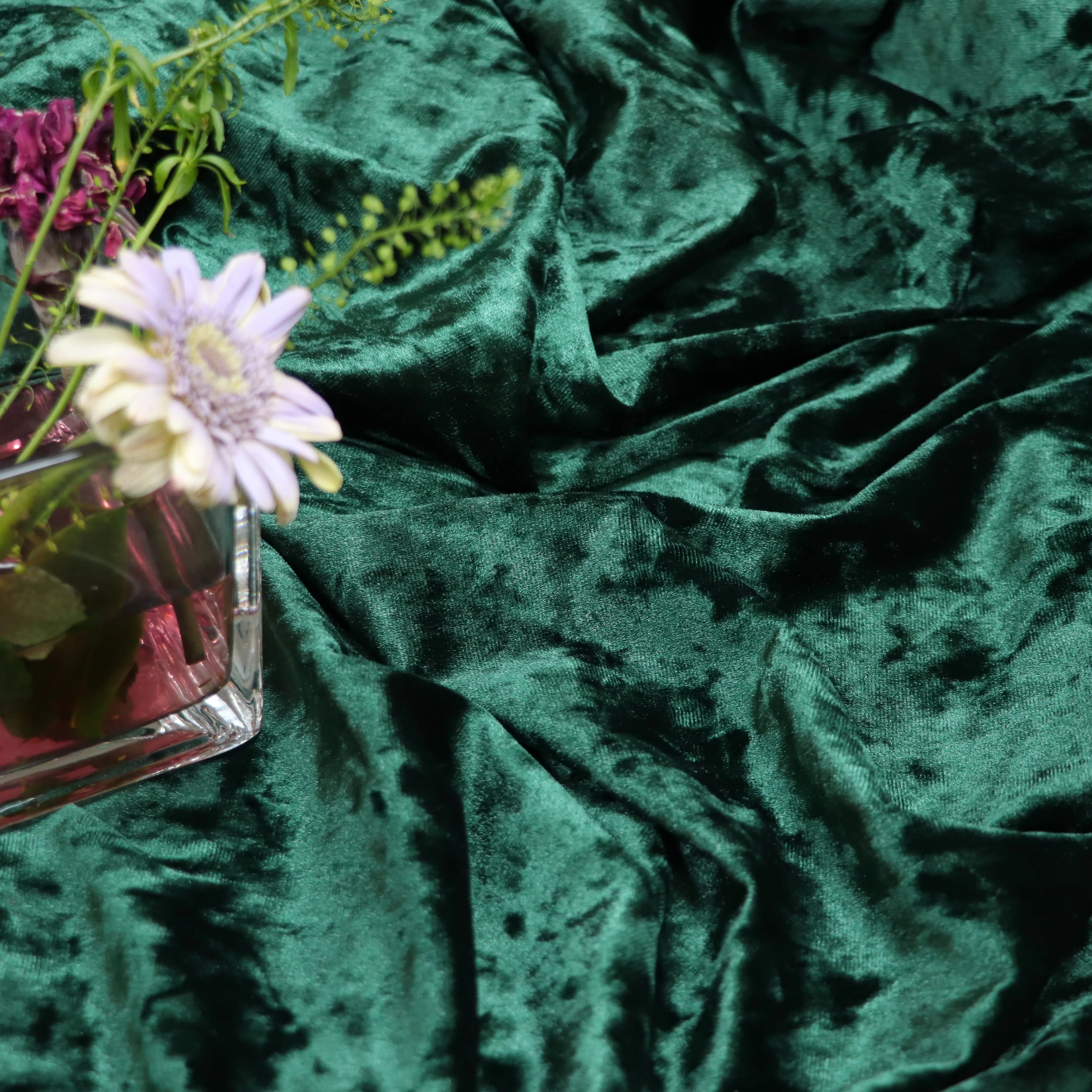 KOREAN Ice crush Velvet WARP Knitting KS Velvet Suits Dress Fabric for Luxury KOREA INDIA Fabrics Plain Polyester Spandex