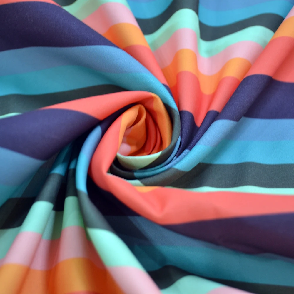 No MOQ Custom Print 95% polyester5%spandex DBP Double Brushed Poly Fabric Digital Printed Fabric For Garment