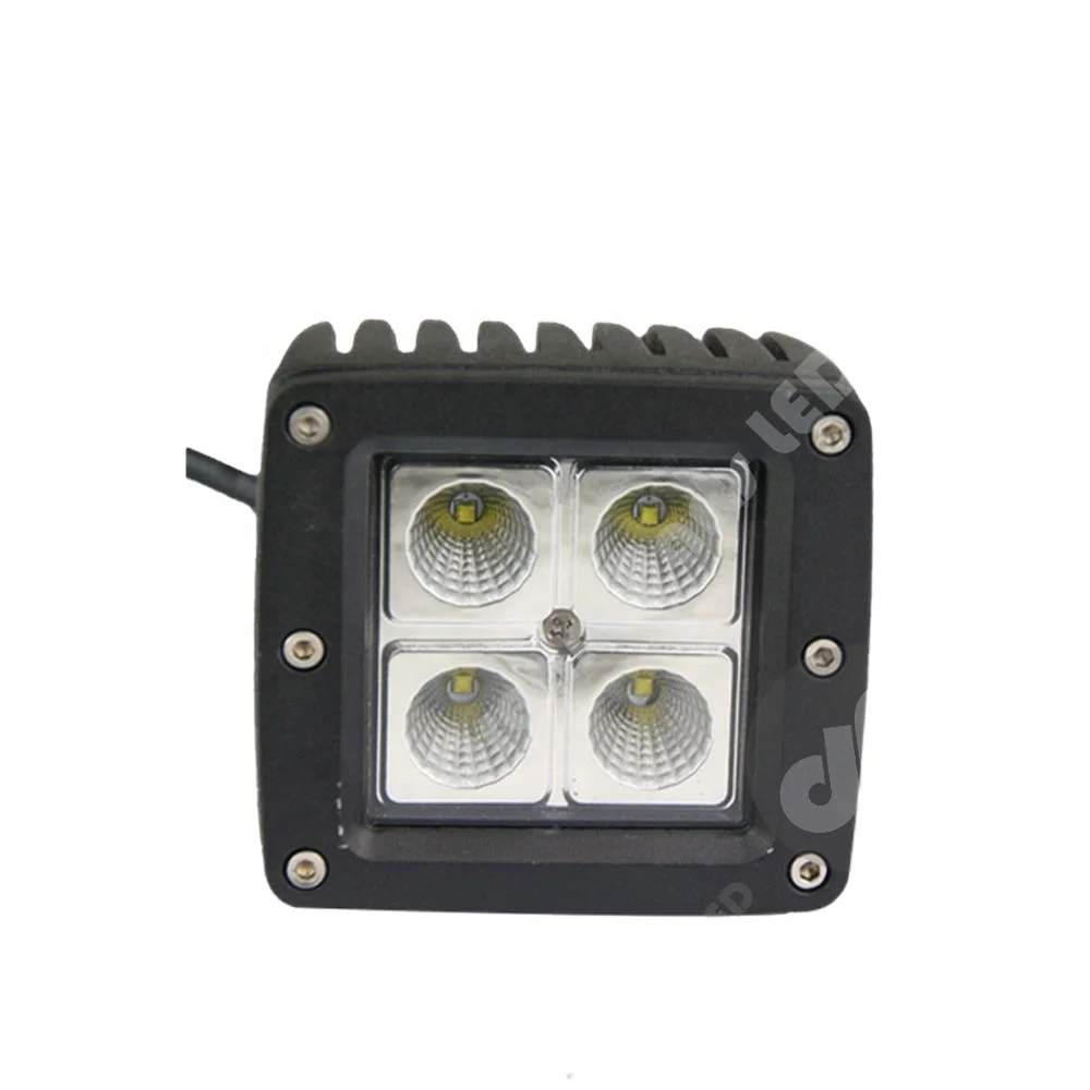 Wholesale 3 inch 9v-32v Square 20w Auto Led Work Light DRL Fog Lamp For ATV SUV Motorcycle Pod Lights