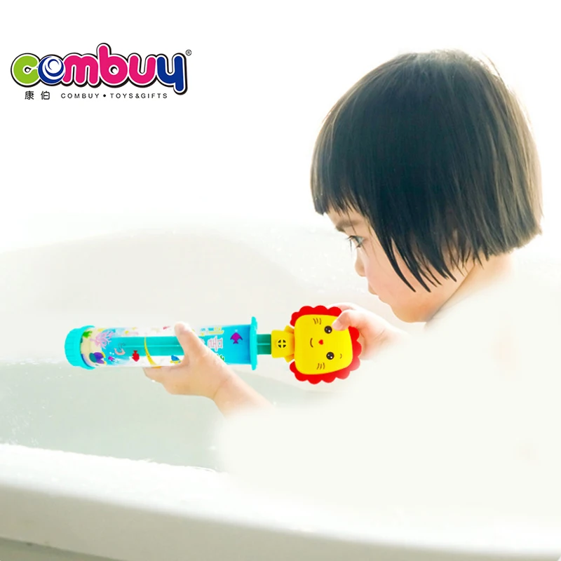 Air pressure outdoor bath toys kids play small water cannon gun