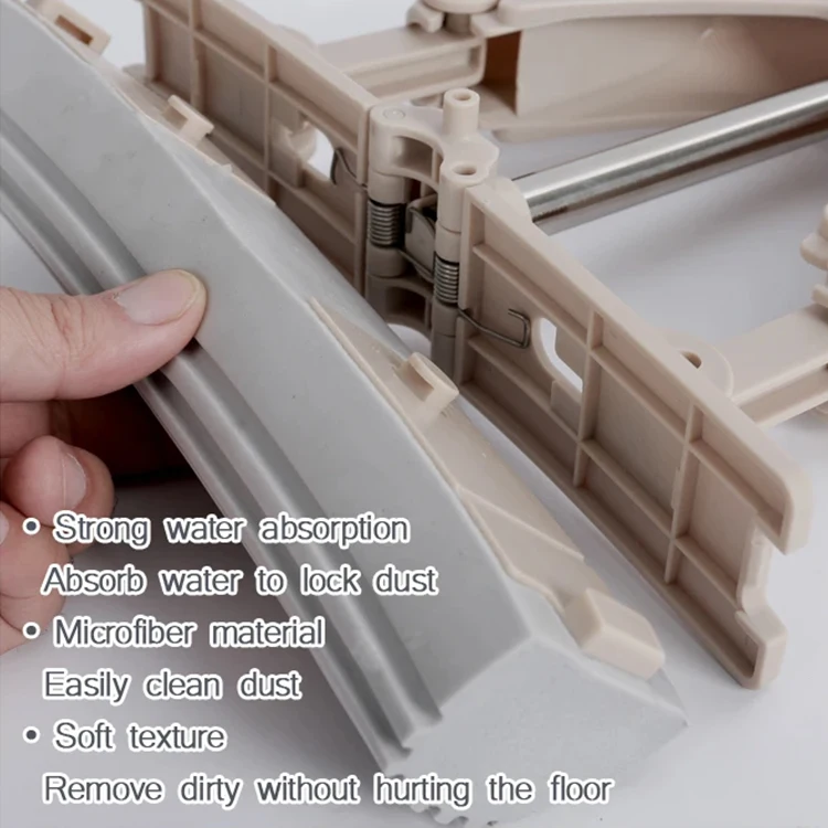 High Quality New Design Absorbent PVA Sponge Mop Lazy Hand-washing PVA cotton cleaning mop bucket set