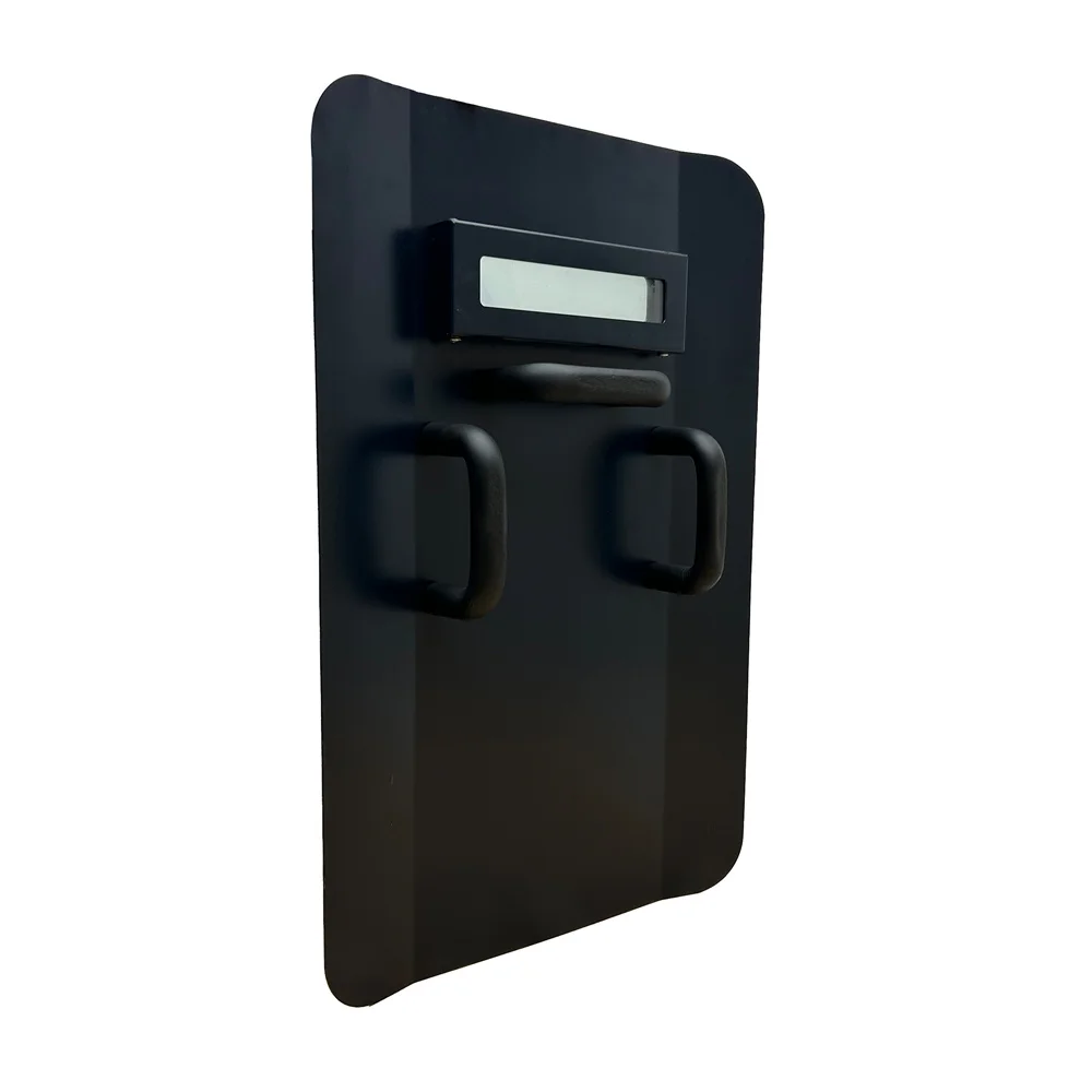 Custom Wholesale Gear Black Law Enforcement High Strength Protection Safety Full Tactical Protective Shield against shooting