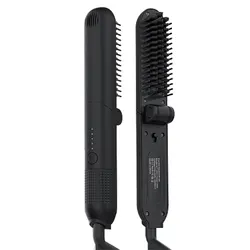 Drop Shipping Hair Straightening Brush Custom Electric Straightening Hair Brush
