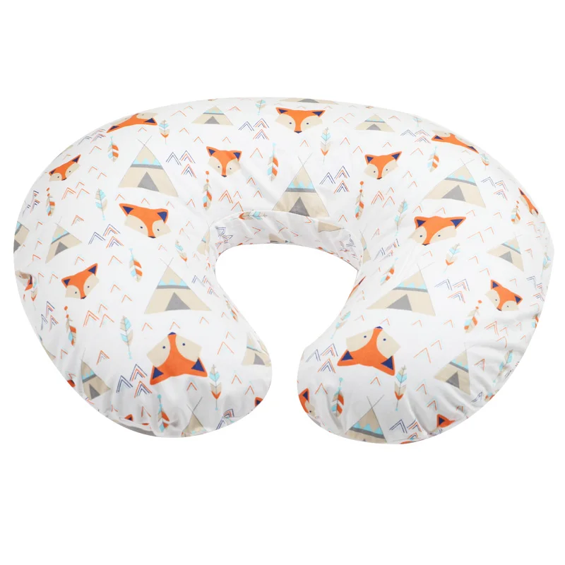 Nursing Pillow cover for Breastfeeding Baby Positioner Protective Baby Nursing Pillow with Extra Large Baby Head Support