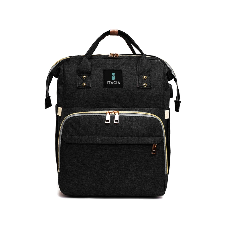 travel wholesale  waterproof baby diaper pail refill caddy organizer mommy nappy bag diaper bag backpack with changing bed