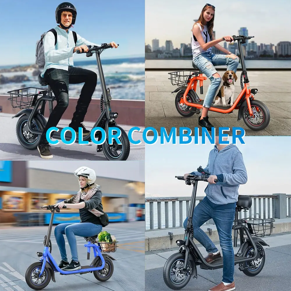 C-STAR 15.5MPH CE Certificate 16 Inch Adult Foldable Electric Scooter With One Seat Offer