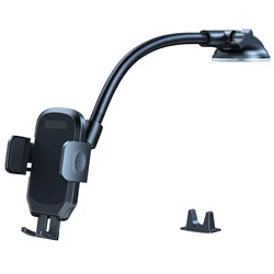Long arm car Gooseneck Strong Suction Cup Phone Holder for Windshield Dashboard for all phone for truck