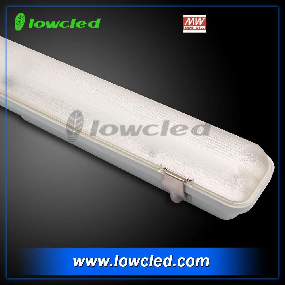 Led Tri-proof Lamp Explosion Proof Vapor Tight Fixture T8 Fluorescent Light Fixture Cover Clips