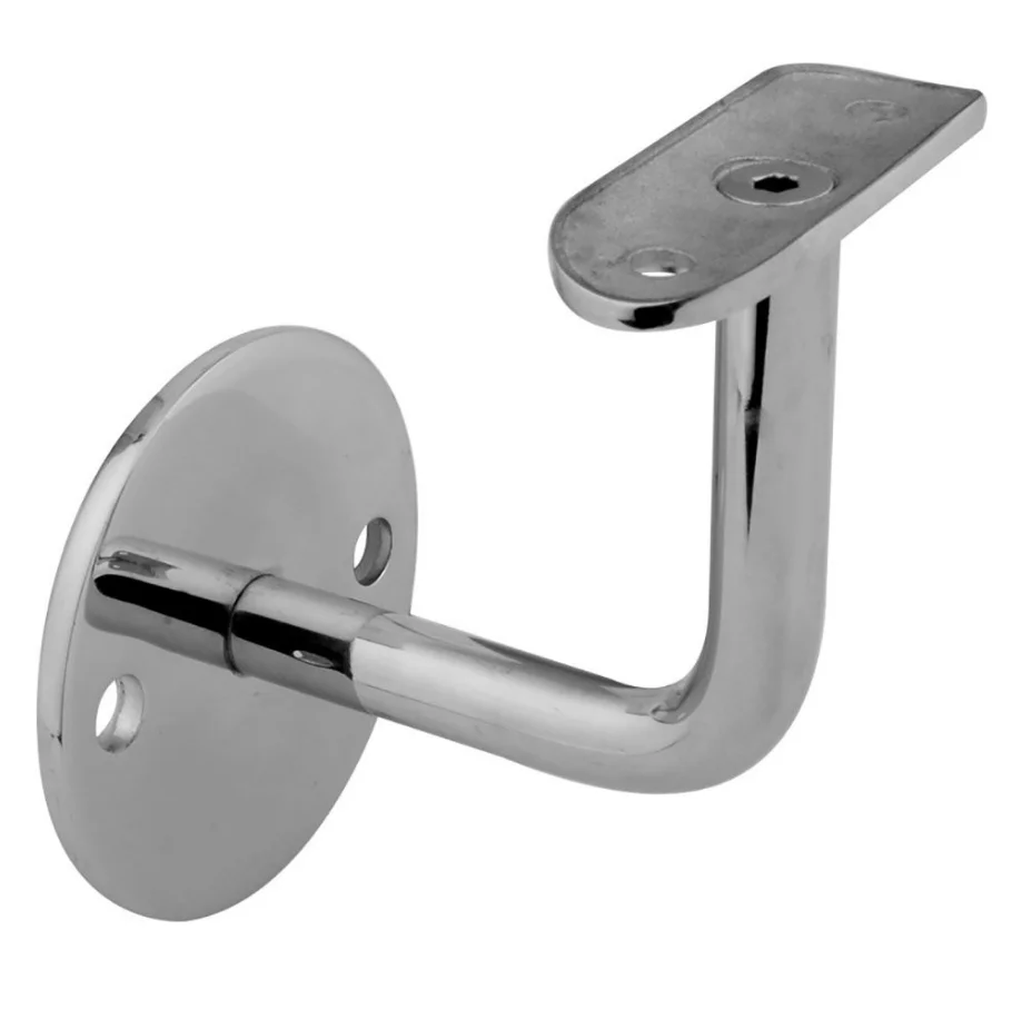 Настенный сплав из нержавеющей стали круглый угол регулируемые и съемные Лестничные Поручни кронштейны опоры для бассейна балкона, перила