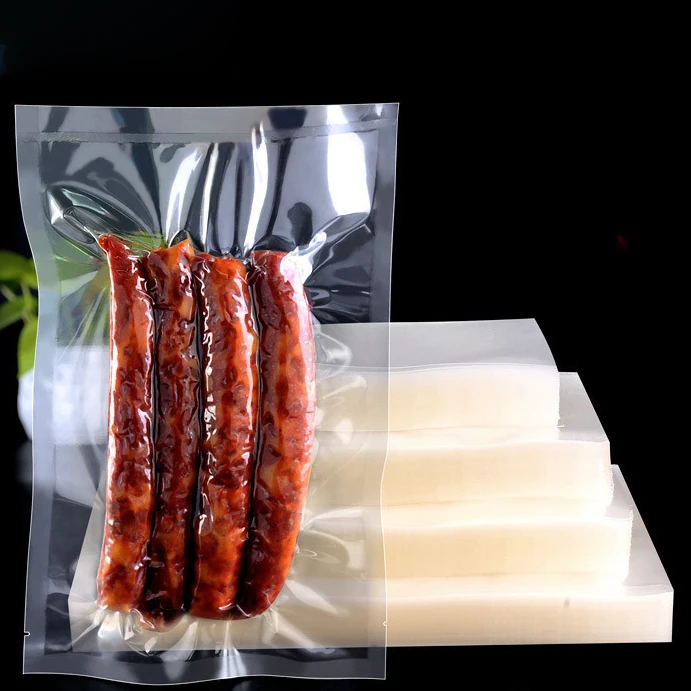Hot sale food grade  transparent nylon plastic food retort vacuum packaging for  cooked meat  packaging bag