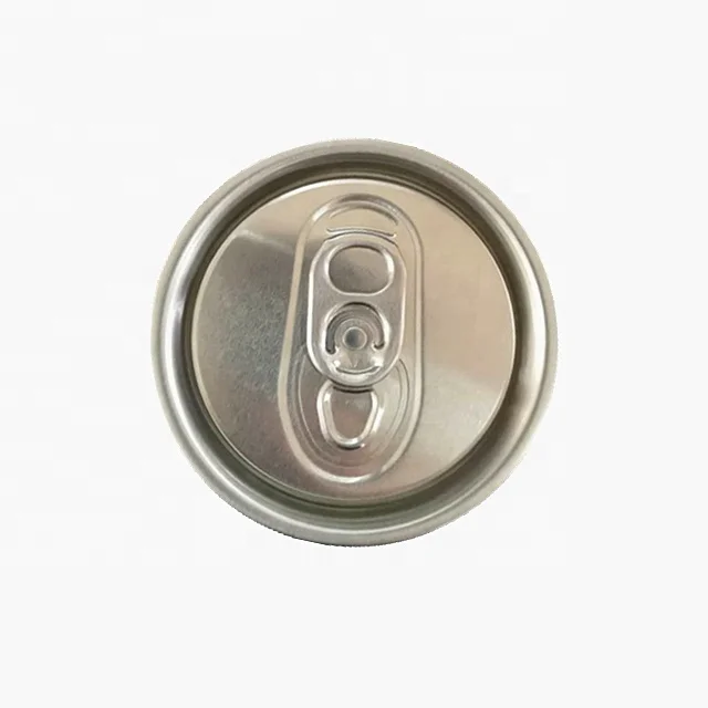 206 57MM 64MM SOT RPT  round cover cap end easy open aluminum lid for drinks beverage can