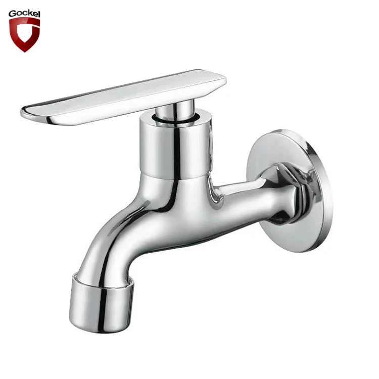 China Manufacture Wall Mounted Brass Bathroom Bibcock Taps Brass Bibcock Water Tap
