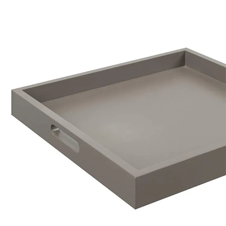 Best selling new design palm beach serving modern lacquer wooden tray