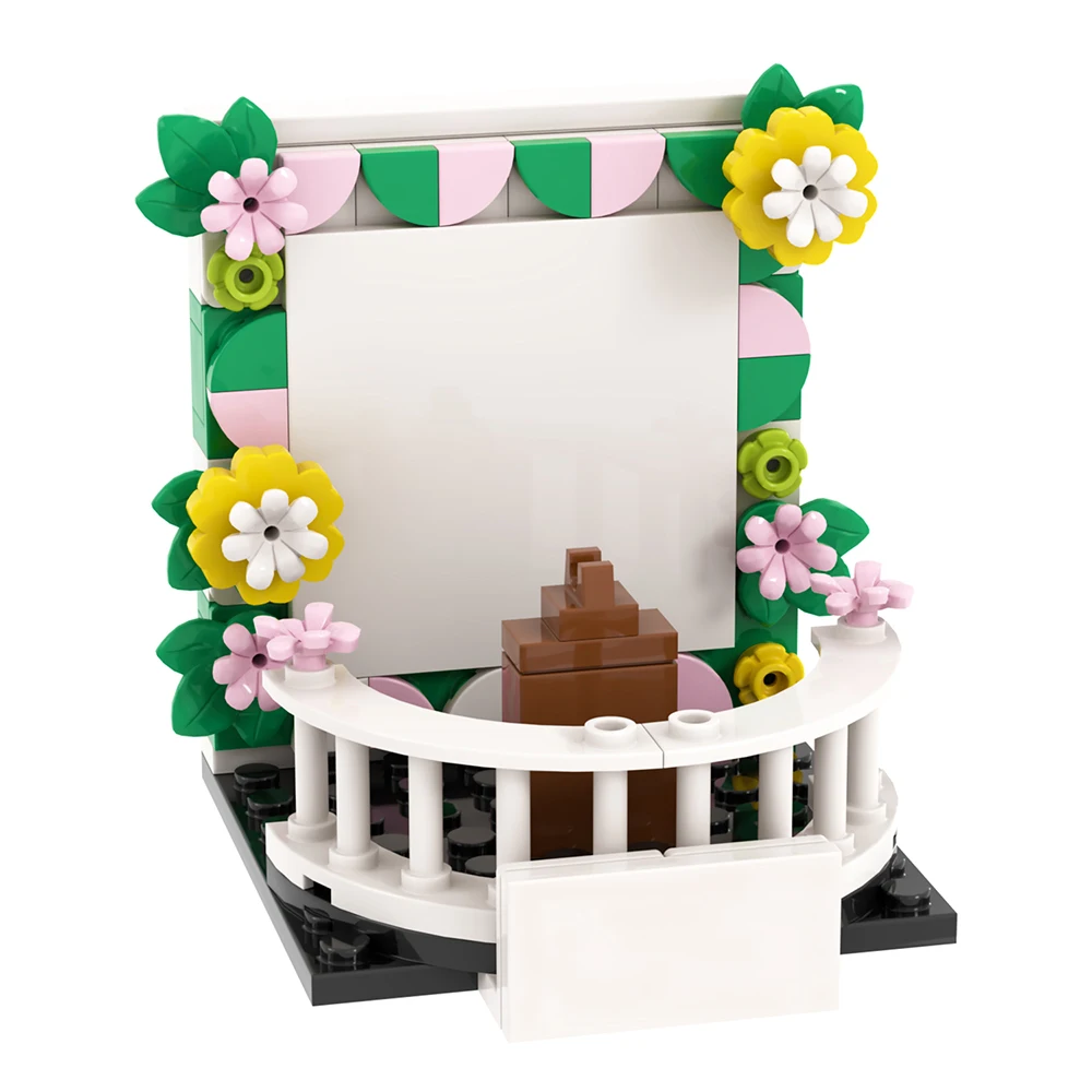 wholesale city Series Wedding scene White Arch MOC MOOXI MOC4095 blocks & model building toys bricks promotional toys
