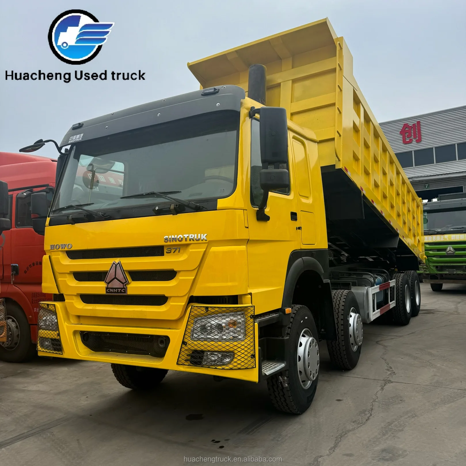 Hot sale second-hand China heavy truck new HOVO dump truck 371 HP 8*4 second-hand HOVO 6x4 manual diesel