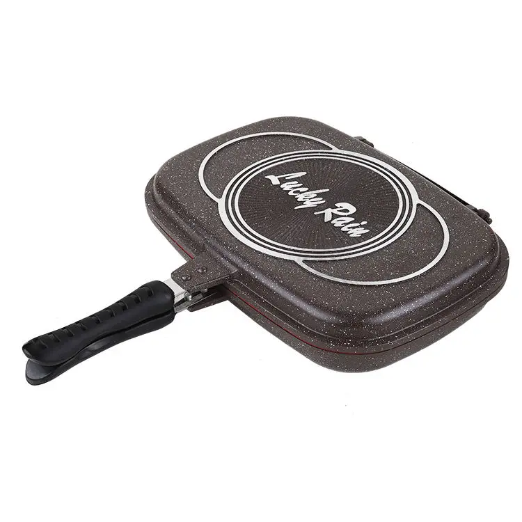 Non-stick Induction Cooker Plate Commercial Doble Grill Pan