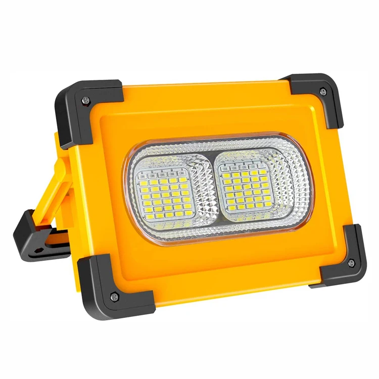 Quantex 60w portable solar flood light outdoor led with polysilicon panel