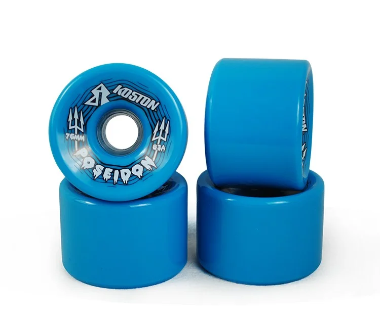 KOSTONwholesale 83a 76mm PU oem custom downhill big Longboard Wheels For Cruising