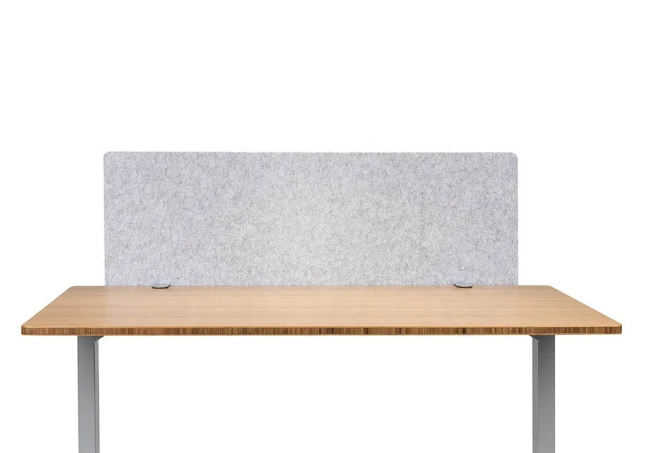 Eco-friendly Material Polyester Fiber PET Felt Acoustic Privacy Screen Partition Soundproof Foldable Workstation Divider Screens