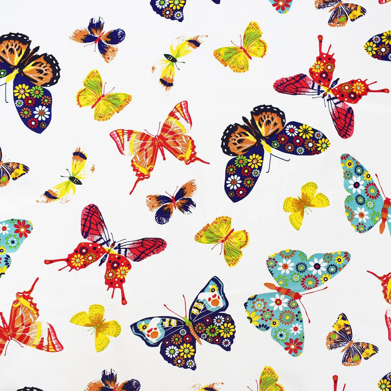 New style butterfly design blackout decorative window curtain fabrics blackout curtains for living room