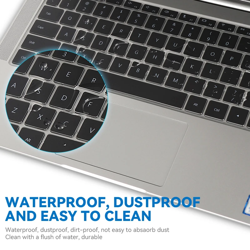 Нано-серебряные Чехлы для клавиатуры из ТПУ ультратонкая Защитная пленка для клавиатуры для MacBook Pro/Air все модели ноутбуков