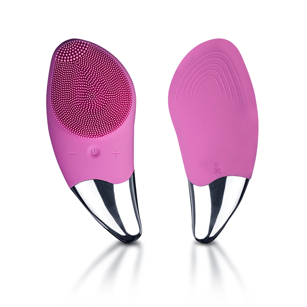 waterproof rechargeable personal care face makeup silicone cleaner facial cleansing brush