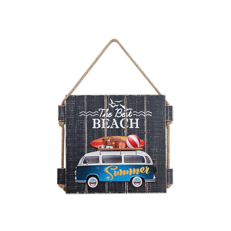 Hot Selling MDF Home&Bus Stop Decor Sign Wooden Wall Signs Custom