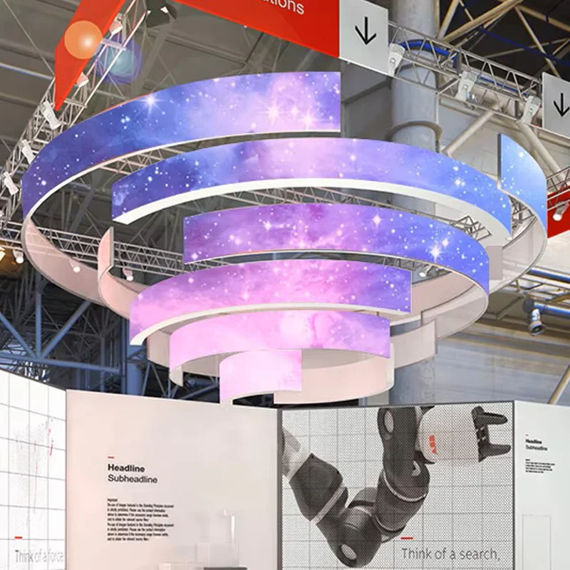 P1.875 P2 P2.5 P3 Indoor Soft Led Display Flexible Led Display Screen