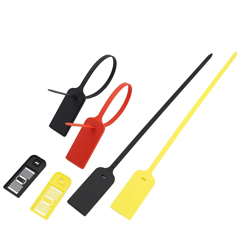 15inch 380mm High security Pull Tight RFID Plastic Seal Tamper Seals Truck Container Security Plastic Seal for Products