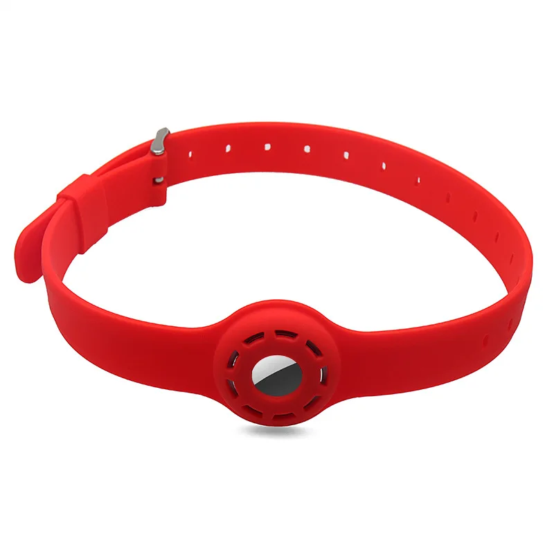 Silicone Pet Collars Dog and Cat Anti Lost Neck Strap for Apple AirTag Band Location Tracker Retainer Cover Protector