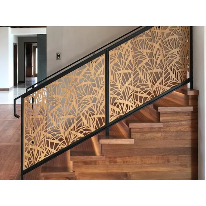 Декоративная лазерная резка, металлические украшения, Классические экраны из алюминиевого сплава и перегородки для комнаты, 3 панели, декоративные перегородки для комнаты с 3 листьями