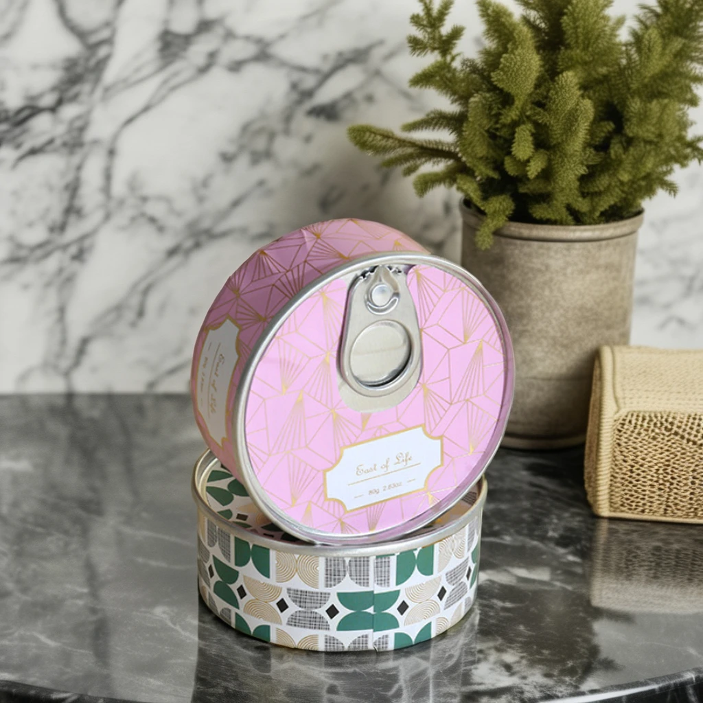Wholesale Luxury Custom Tins Scented Candle Smokeless Creative Aroma Natural Soy Wax Tins Jar Candle