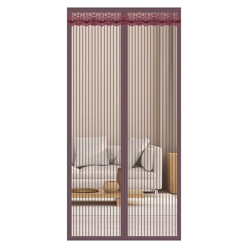 Insect mesh screen door curtain wholesale magnetic soft sand net King Kong net