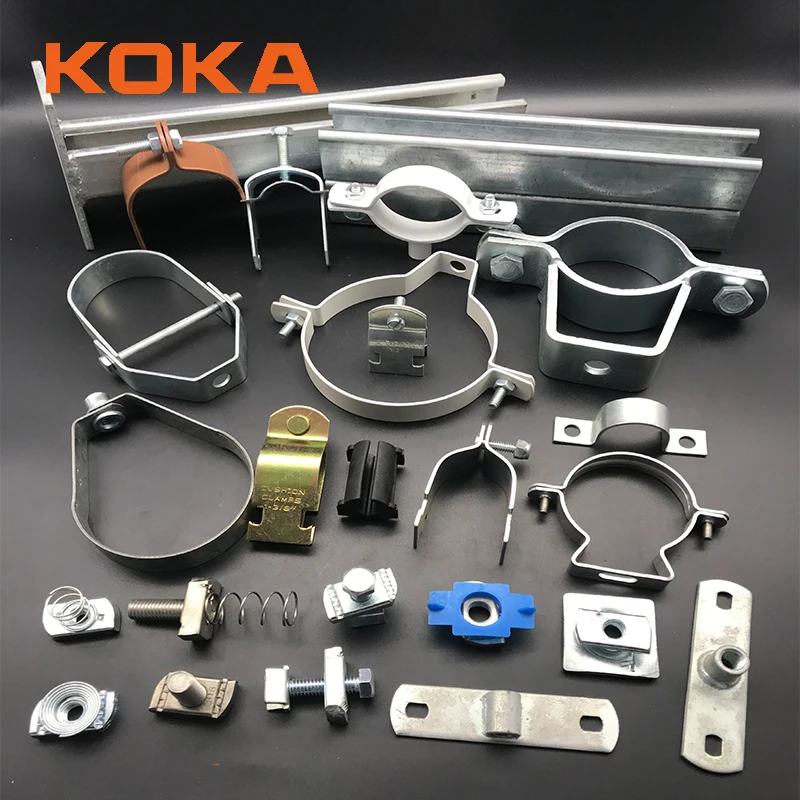 Universal Pipe Fittings 3/4 Conduit Strut Clamp 304 Stainless Steel