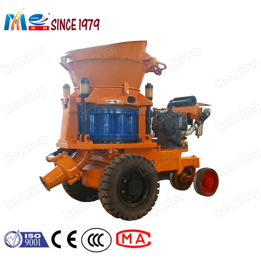 keming air motor concrete gunite Concrete Shotcrete equipment matched with compressor for sale