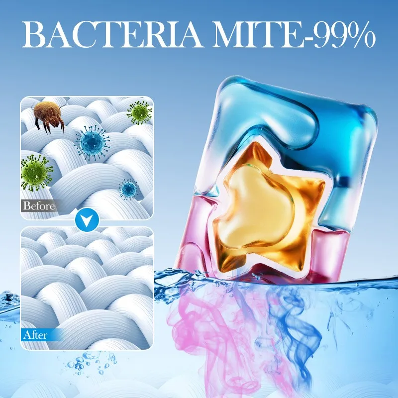 Protease Enzyme Lasting Fragrance Strong Decontamination Laundry Beads Detergent Washing Liquid Detergent
