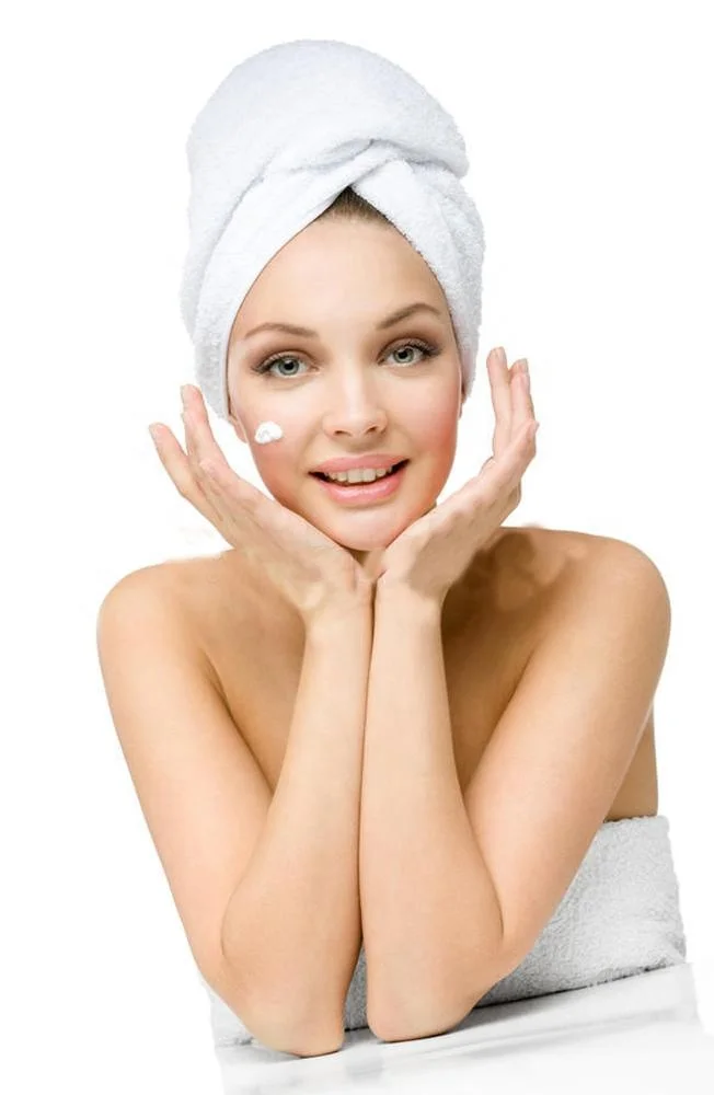 Quick Dry 100% Cotton Eucerin Custom Logo Hair Turban Towel