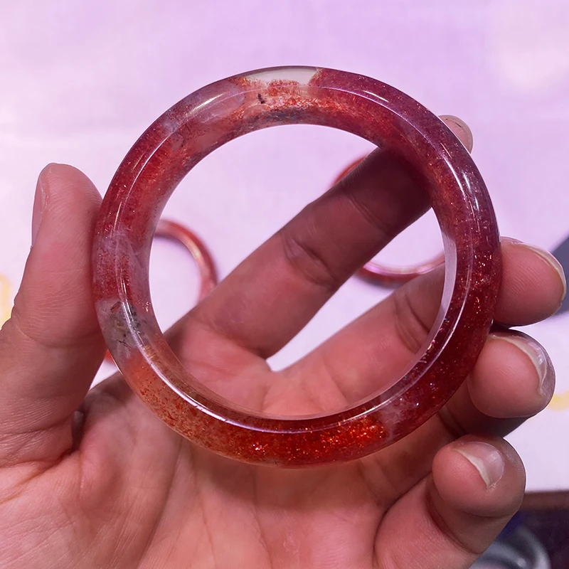 High quality gem Golden Sun bracelet Crystal jewelry Healing stone natural sunstone bracelet for Beautiful woman