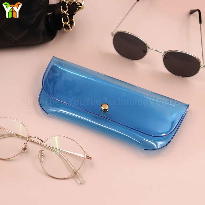 Chic PVC Eyeglass Pouch Sunglasses Bag Sun Glasses