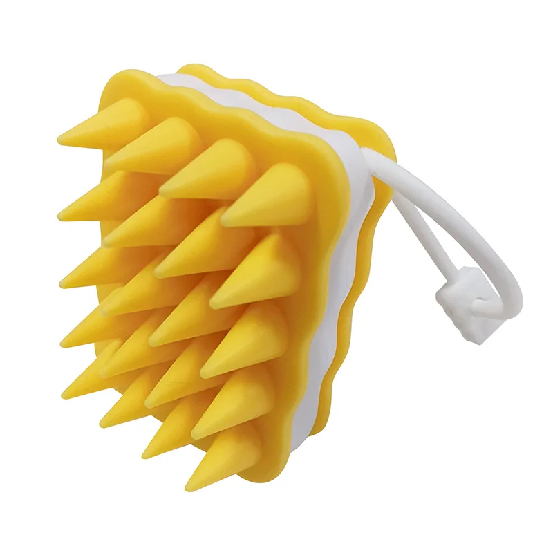 Gloway Manufacturer Plastic ABS Silicone Barber Household Growth Bath Wash Fancy Bulk Scalp Massager Shampoo Hair Brush