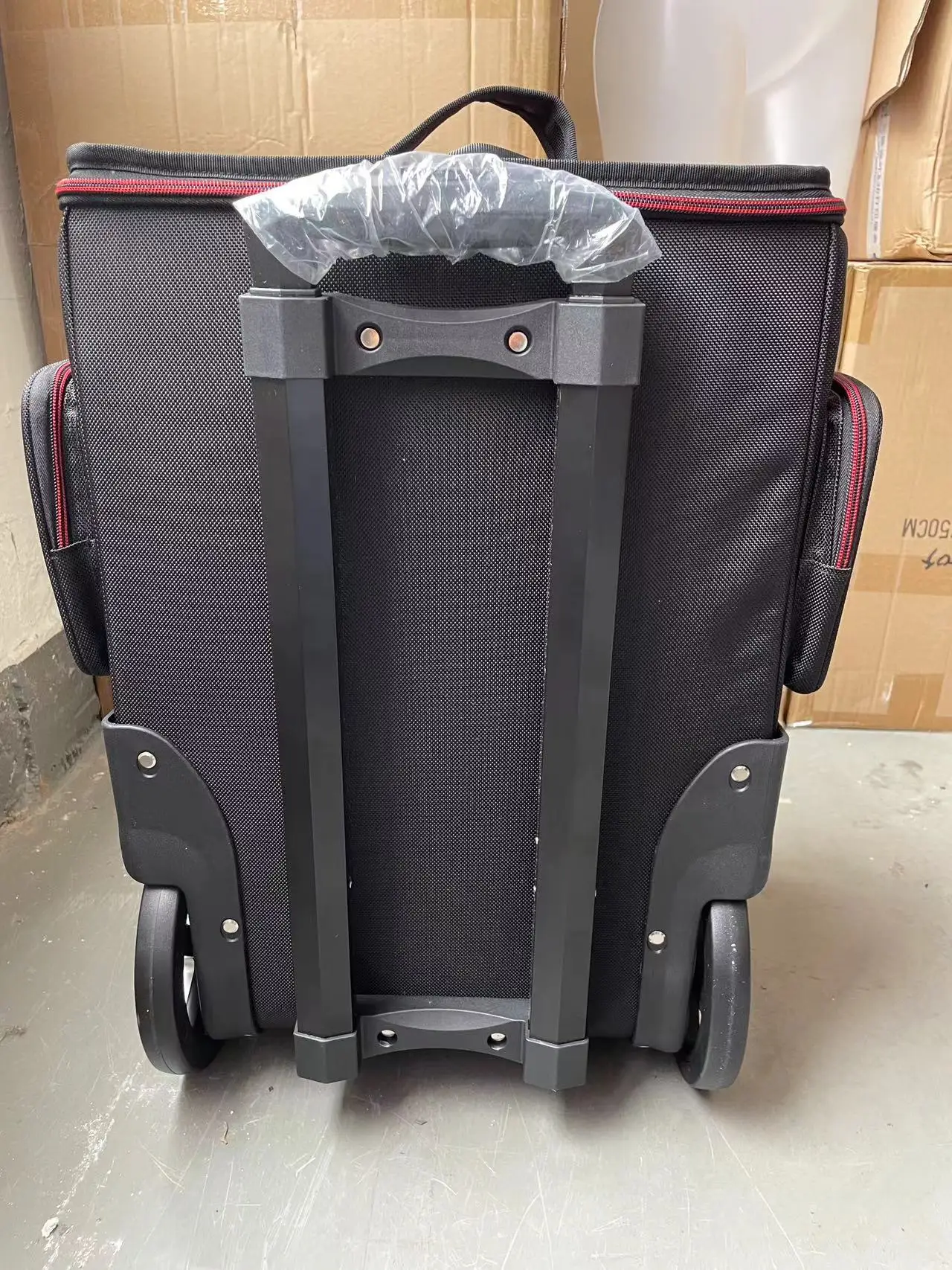 2 in 1 Customized Large Makeup & Hairdresser Trolley Case with Pouch Bag & Makeup Brush Holder Travel-friendly Storage Solution