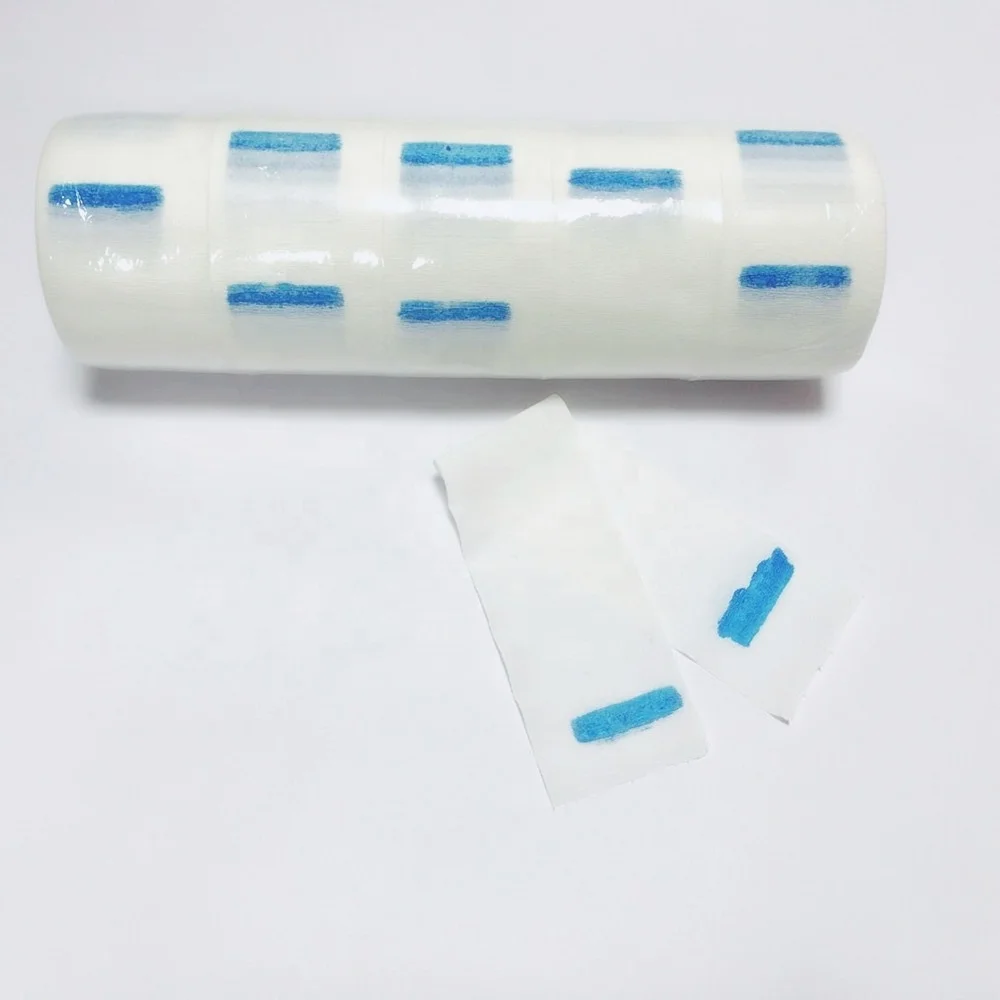 Disposable Elastic Salon Barber Neck Roll Paper Neck Ruffles Strip Crepe Neck Paper