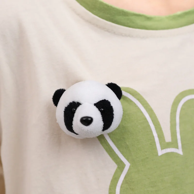 Fancy Cute Animal Headband Kid Cartoon Plush Black White Color Panda Headband For Child