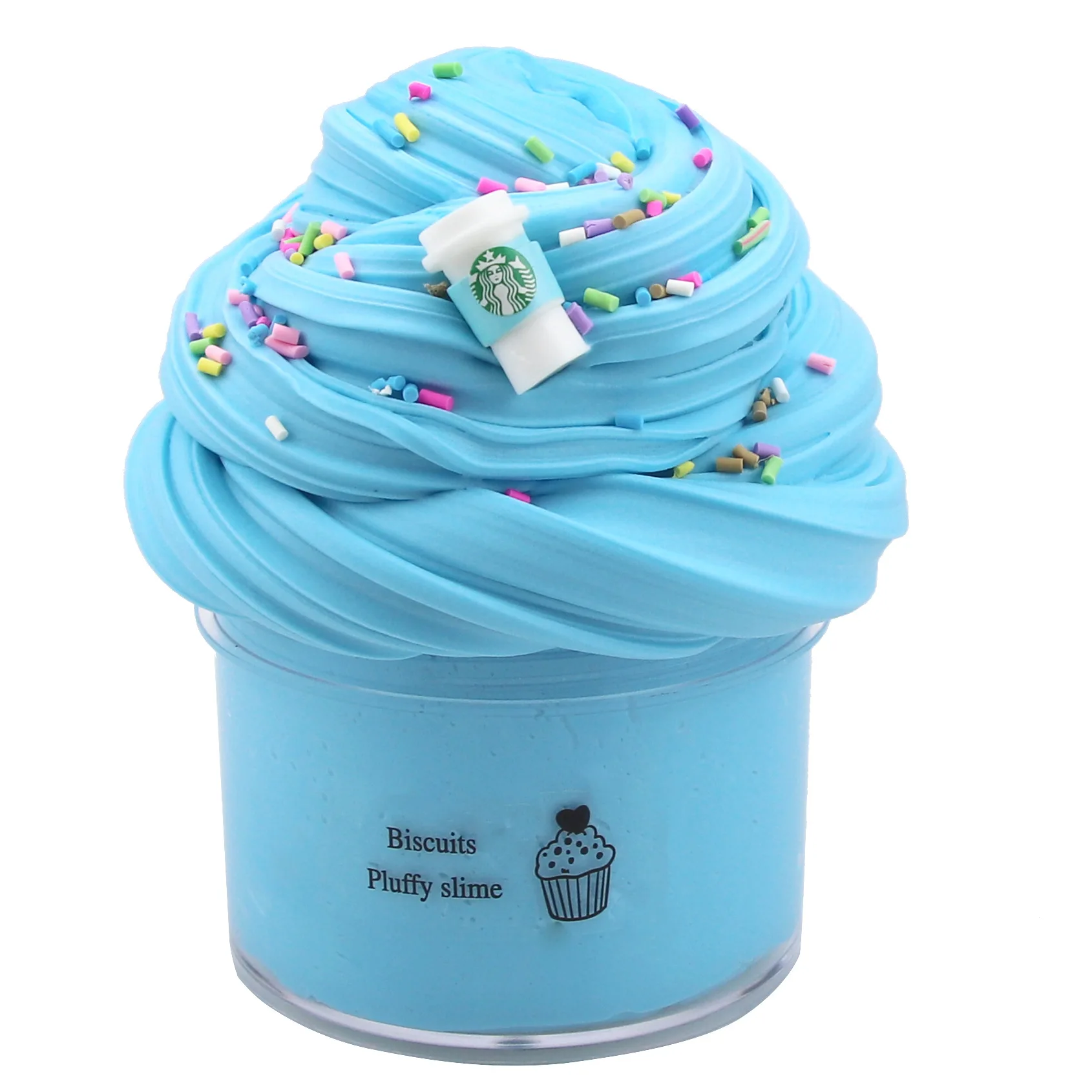 Limo Supplier Color putty glue DIY making kit air dry soft modeling polymer clay play dough Kids Floam Blue butter slime